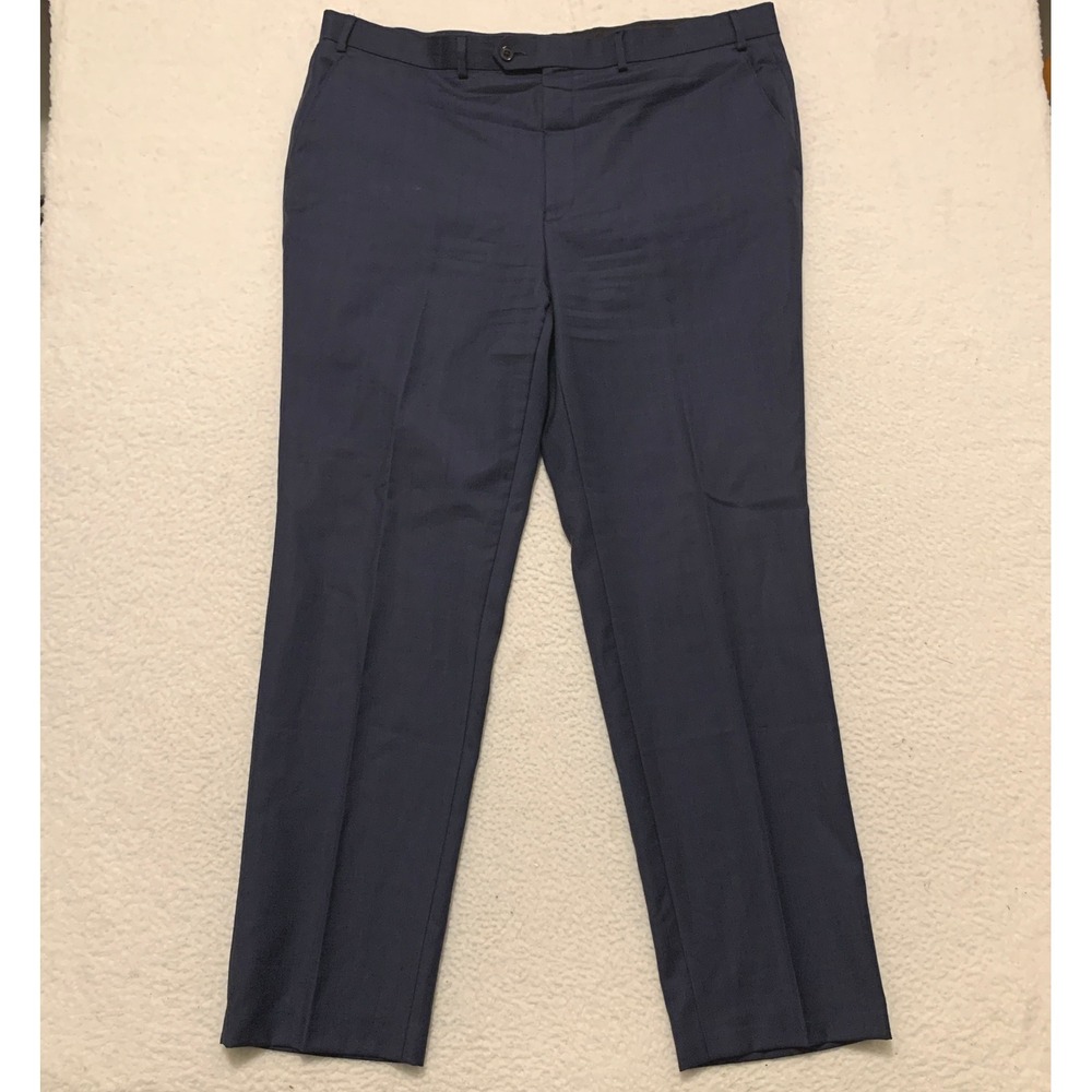 Lauren Ralph Lauren Wool Blend Dress Pants Mens 40x32 (FITS 42x32) Trousers Navy